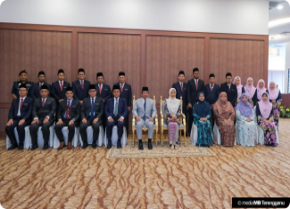 MAJLIS PERASMIAN MENARA MBKT DAN PAMERAN JUBLI PERAK 25 TAHUN PEMERINTAHAN KEBAWAH DULI YANG MAHA MULIA SULTAN TERENGGANU