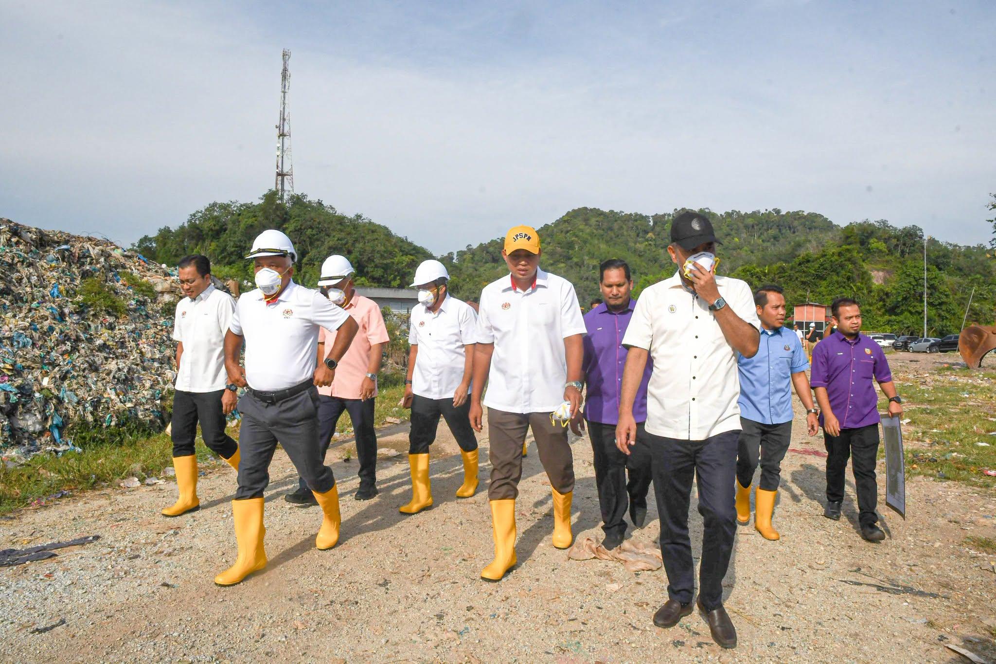 LAWATAN KERJA KETUA SETIAUSAHA KEMENTERIAN PERUMAHAN DAN KERAJAAN TEMPATAN (KPKT) KE TAPAK PELUPUSAN SAMPAH SUNGAI IKAN
