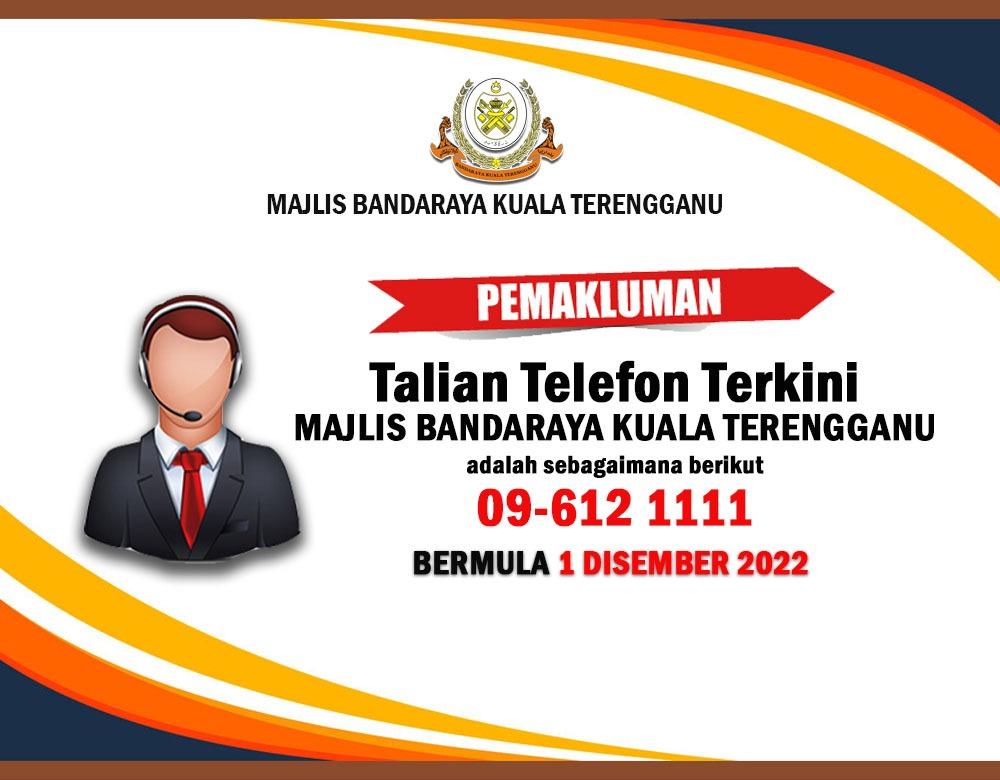 TALIAN TELEFON TERKINI MAJLIS BANDARAYA KUALA TERENGGANU