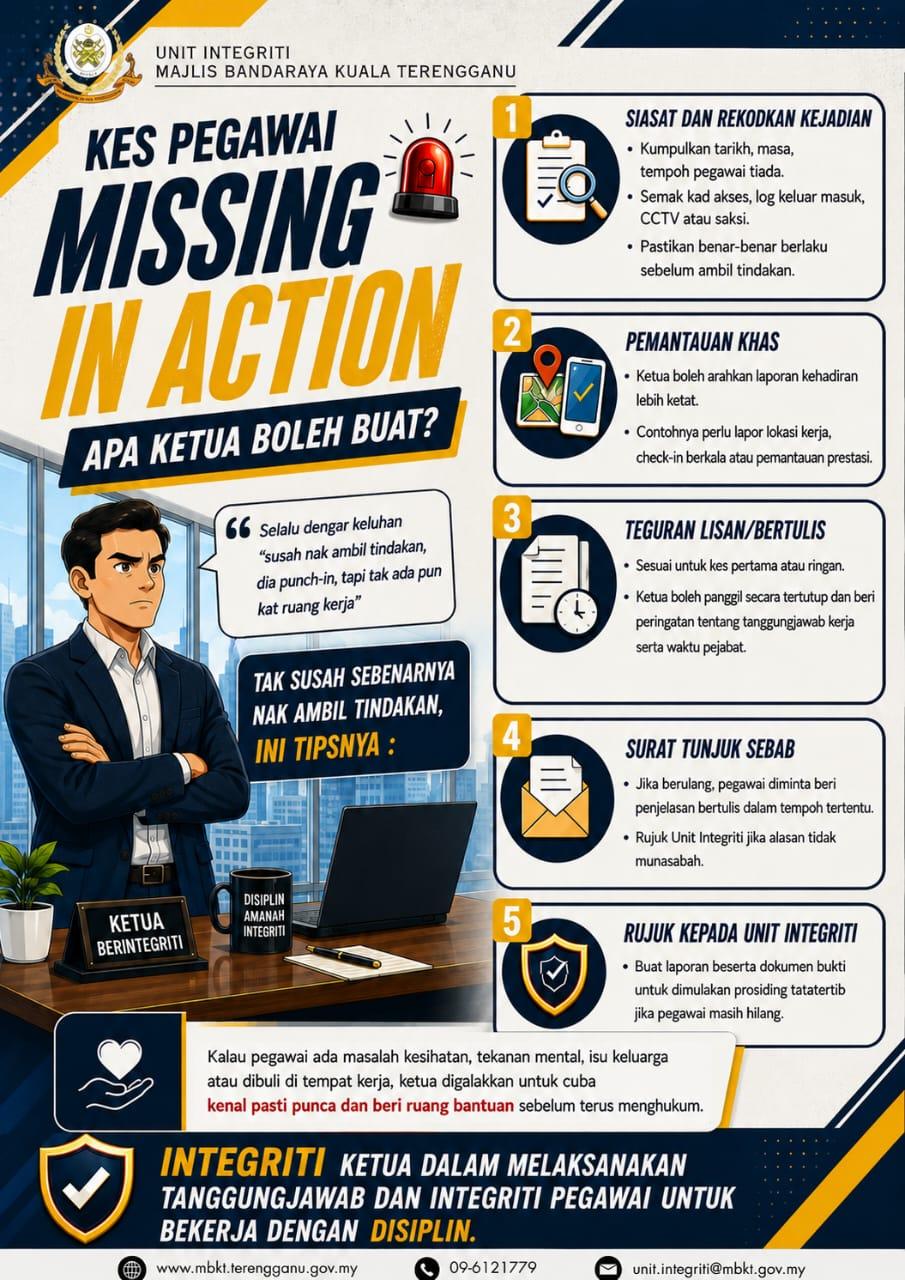 INFO INTEGRITI - MISSING IN ACTION